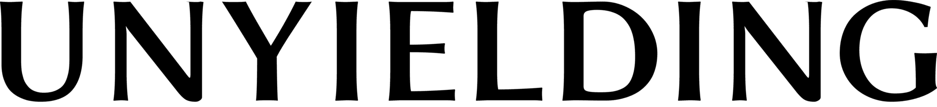 UNYIELDING